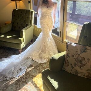 Allure White Lace Wedding Dress